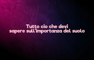 Importanza del suolo