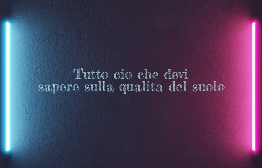 Qualit del suolo